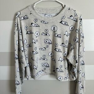 American Eagle snoopy pajama top